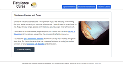Desktop Screenshot of flatulencecures.com